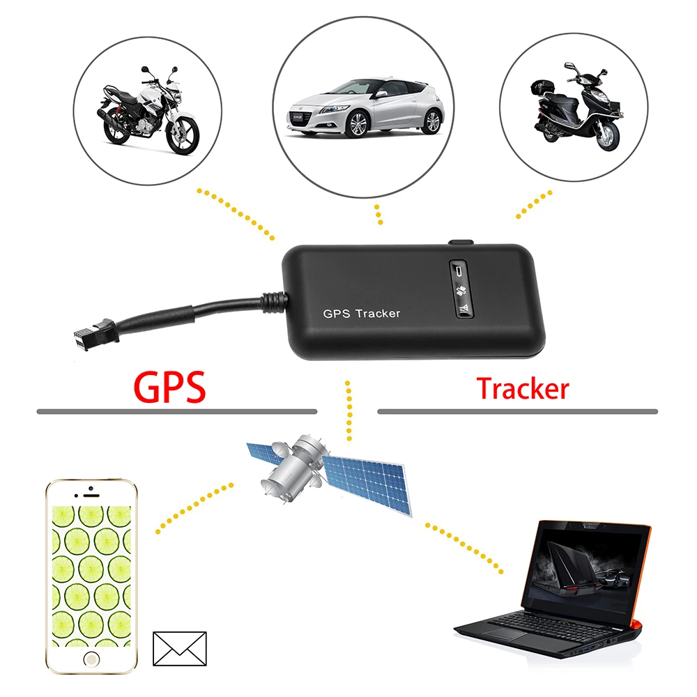 Podofo GT02 Мини Автомобильный gps трекер tk110 в реальном времени GSM GPRS gps локатор устройство слежения Google ссылка в реальном времени