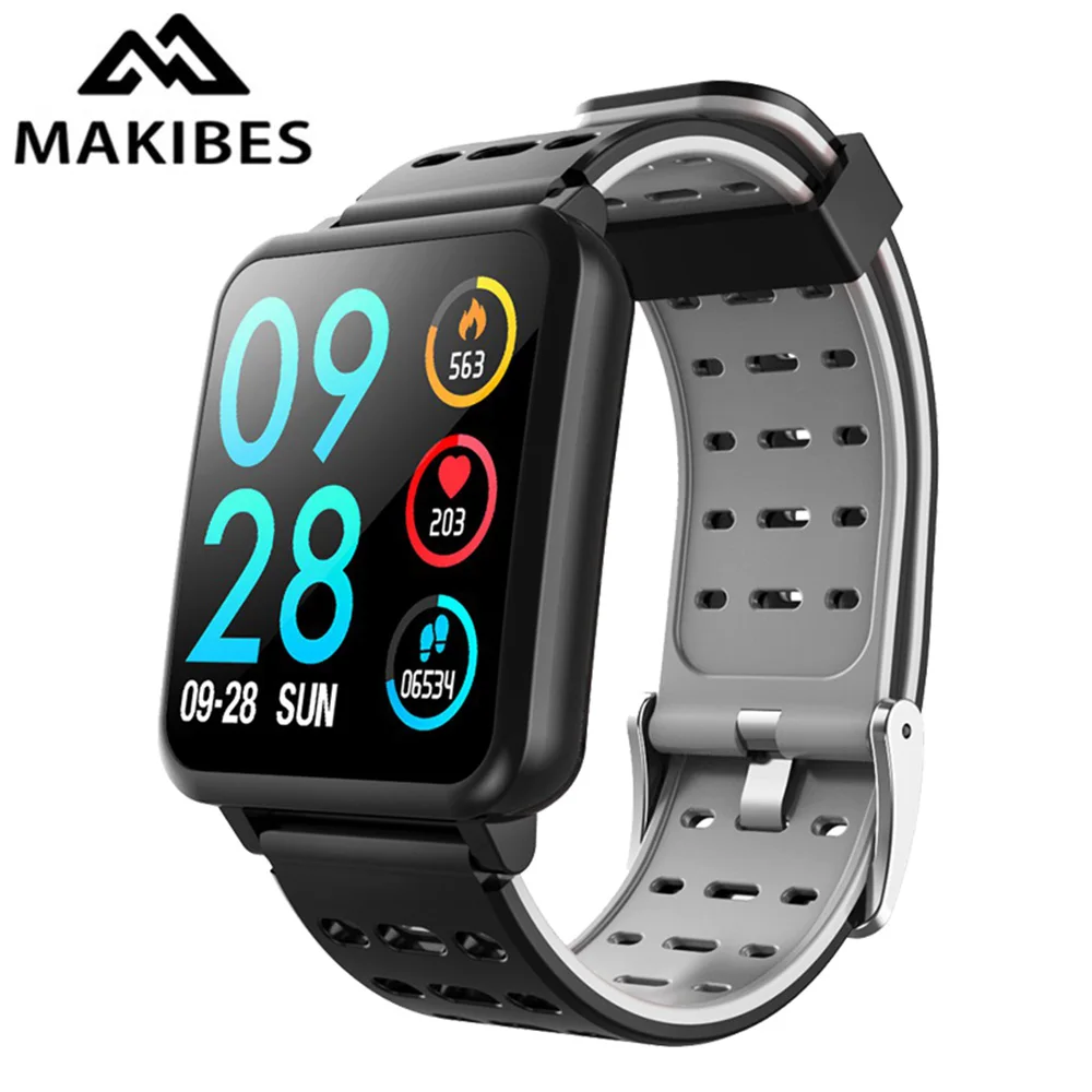 

Makibes T2 Smart Watch Pedometer Weather Smartband Heart Rate Blood Pressure Monitor waterproof Bracelet For Xiaomi huawei Honor