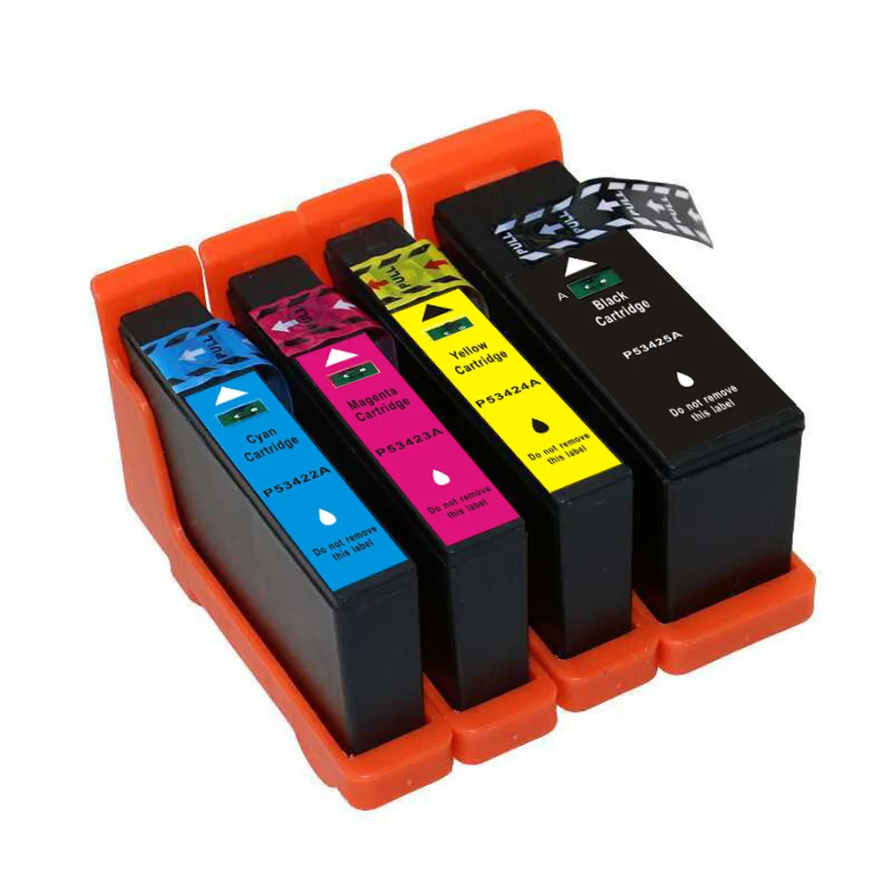 

Compatible Ink Cartridge Replacement for Primera 53428 53422 53423 53424 53425 Compatible with LX900 Series(1B+1C+1M+1Y)4Pack