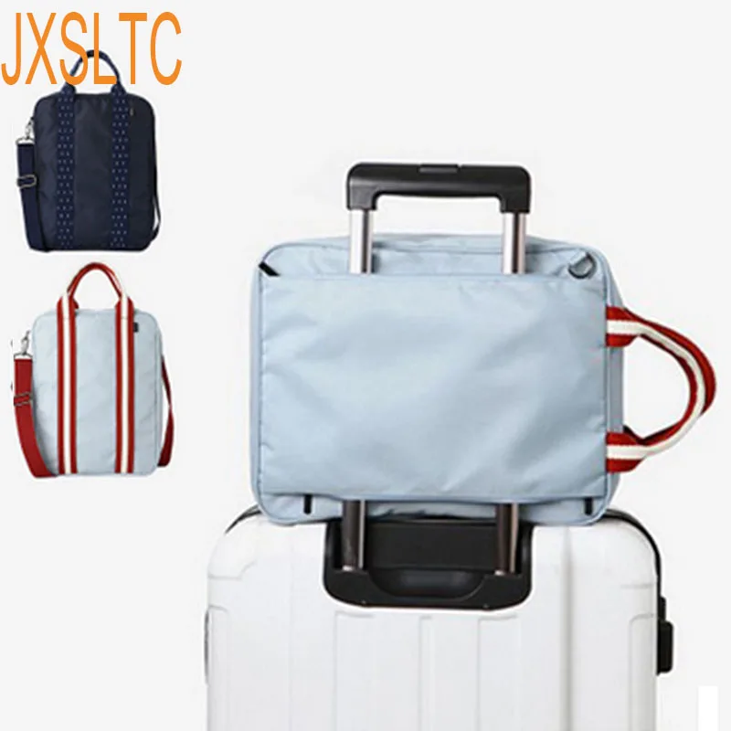 JXSLTC нейлоновая Водонепроницаемая спортивная сумка, мужские дорожные сумки, складной чемодан большой емкости, дорожная сумка для выходных, Женская упаковочная сумка с кубиками
