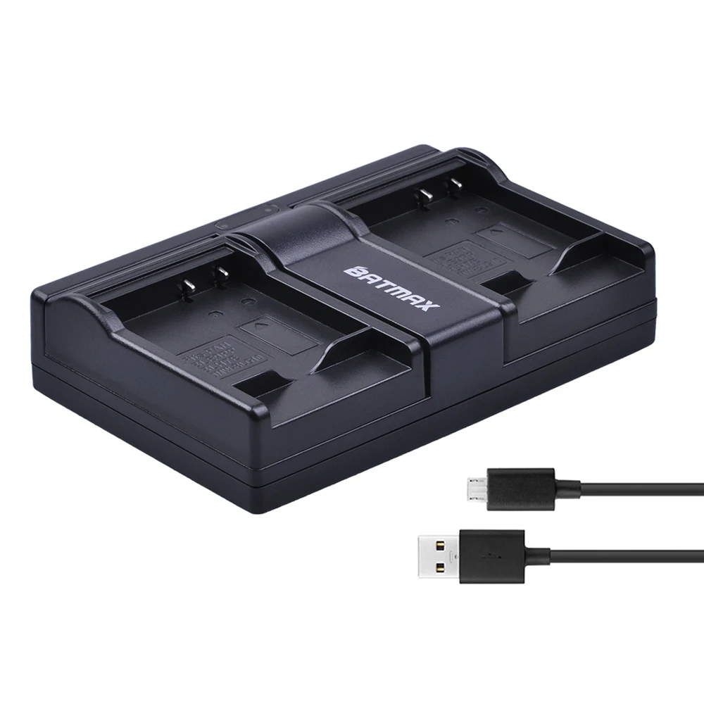 

Batmax DMW-BLH7 DMW-BLH7PP DMW-BLH7E USB Dual Channel Battery Charger for Panasonic Lumix DMC-GM5,DMC-GF7,DMC-GF8, GF9, LX10