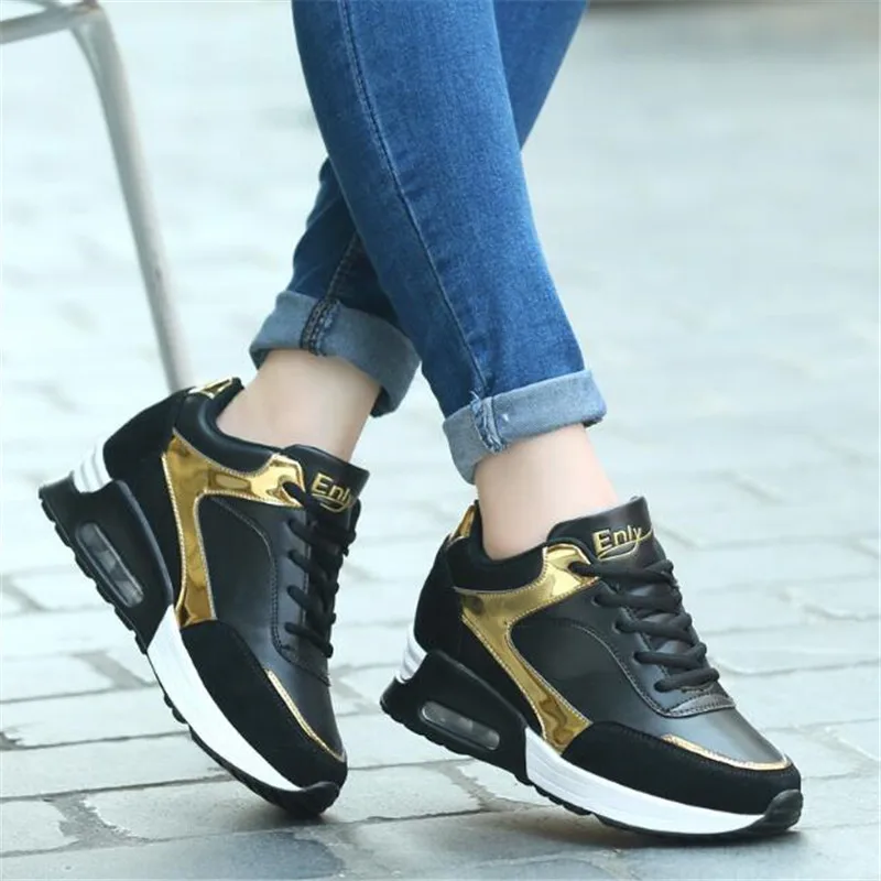 Женские кроссовки Повседневные Удобные дышащие на платформе Tenis Feminino Chaussure Femme