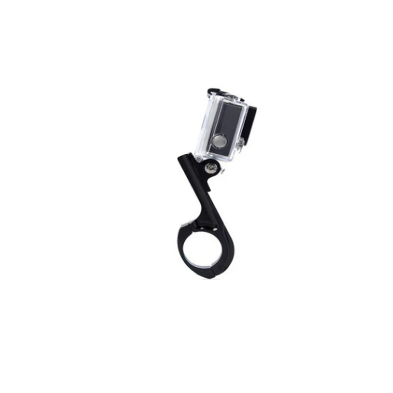 Aluminum Alloy  Bicycle Clip Motorcycle Bike Handlebar Clamp Mount Adapter For GoPro Hero 6 5 4 3 Sports Camera Accessories (1)