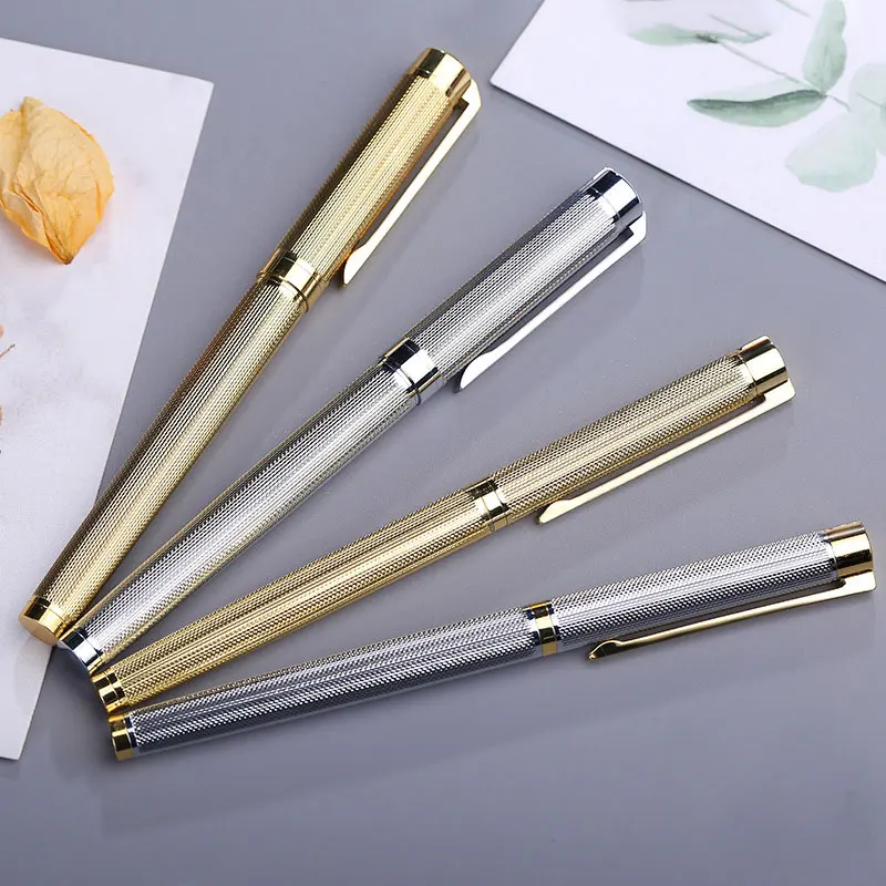 JOSEPH 1.0mm Luxury Metal Roller Pen Office Supplies All Metal Gel Pen Business Gift Signature Pen School Office Stationery Ball