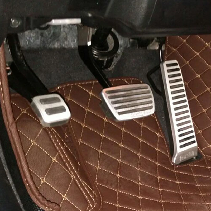 3 шт. алюминиевые противоскользящие подставки для ног Lexus LS 2013 2016|brake pedal cover|pedal