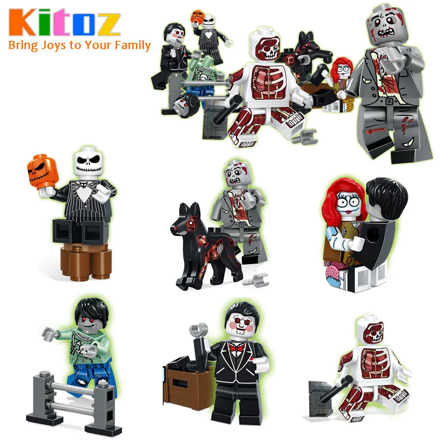 Kitoz игра зомби войны II Ходячие мертвецы пила Billy Тыква король Салли д р анатомини