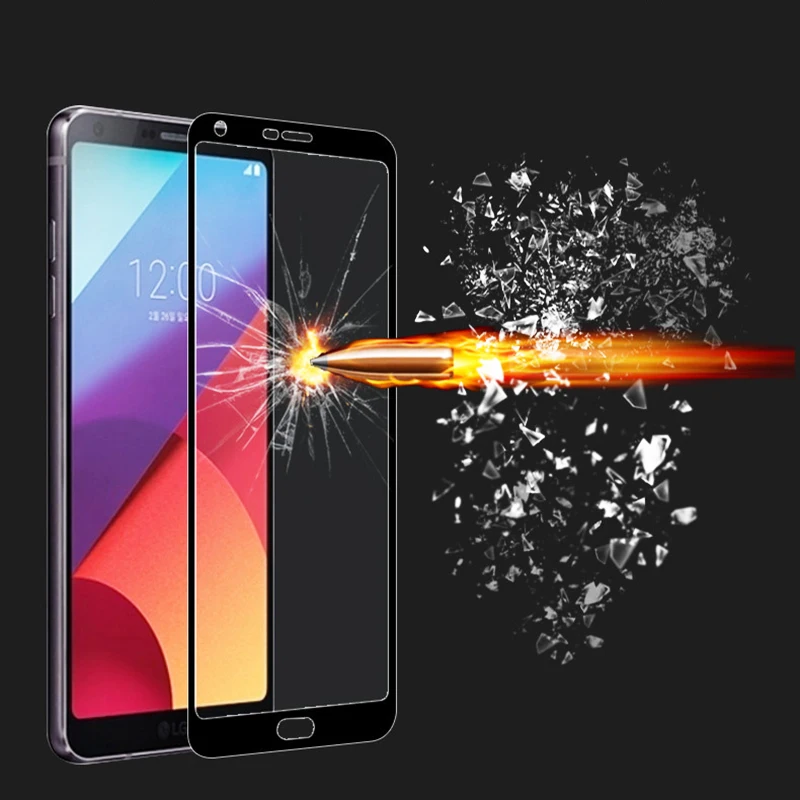 Полное покрытие взрывозащищенное Переднее стекло для LG V50 K40 G6 G7 G8 V30 Plus V40 V20