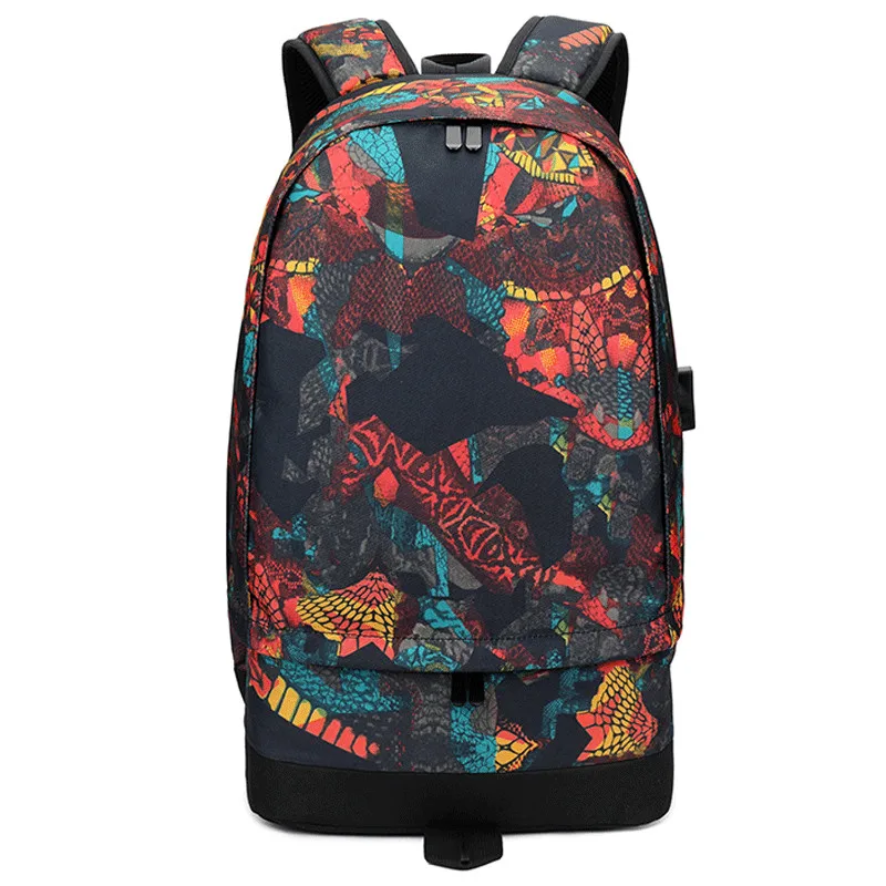 

New Backpack Men's Junior High School Student Bag Oxford Cloth Football Bag Outdoor Backpack Business Men's Basketball Bag