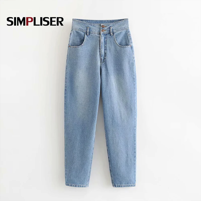 Потертые джинсы брюки женские джинсовые синие повседневные женские длинные брюки с высокой талией бойфренд джинсовые синие потертые джинсы для женщин