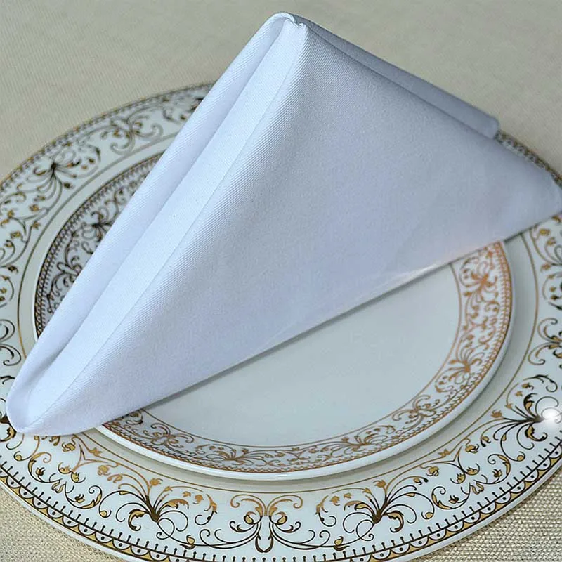 White Cloth Napkins Weddirect Discount Wedding Dresses