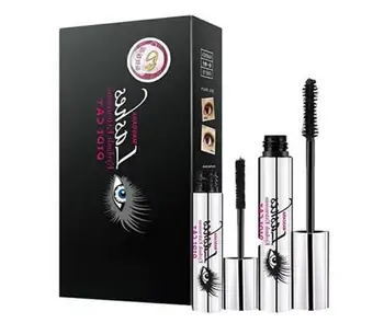 

2pcs/pack 4D Dense Silk Fiber Waterproof Mascara Cream Lengthen Natural Curl Eyelash Gift