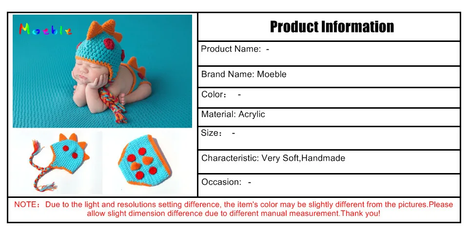 Новинка года; вязаные крючком костюмы с динозаврами для новорожденных мальчиков; Детский реквизит для фотосессии; вязаная шапка с динозавром; Комплект для новорожденных; реквизит для фотосессии; MZS-16033