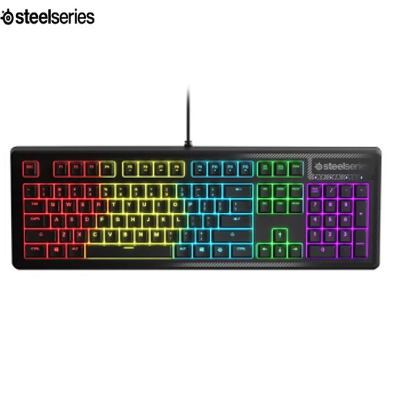 

Brand new SteelSeries Apex 150 RGB Gaming Keyboard - Tactile & Silent - RGB LED Backlit Keys - Splash Resistant - Media Controls