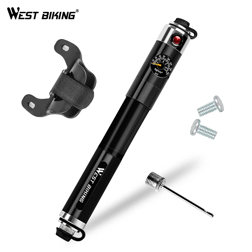 WEST BIKING – pompe électrique de vélo 150 PSI, Portable, Rechargeable par  USB, pour pneu de voiture, vtt, vélo de route - AliExpress