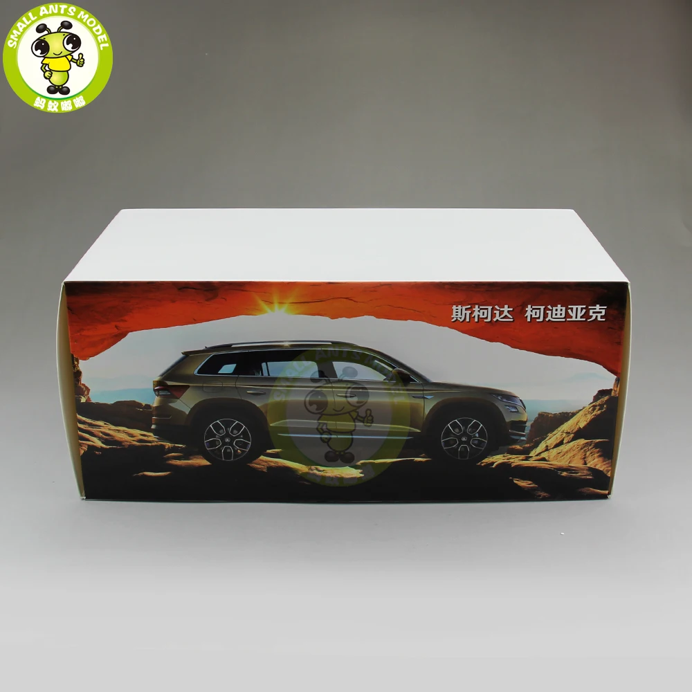 1/18 Skoda KODIAQ SUV литая модель металлическая модель автомобиля SUV Подарочная коллекция хобби золото