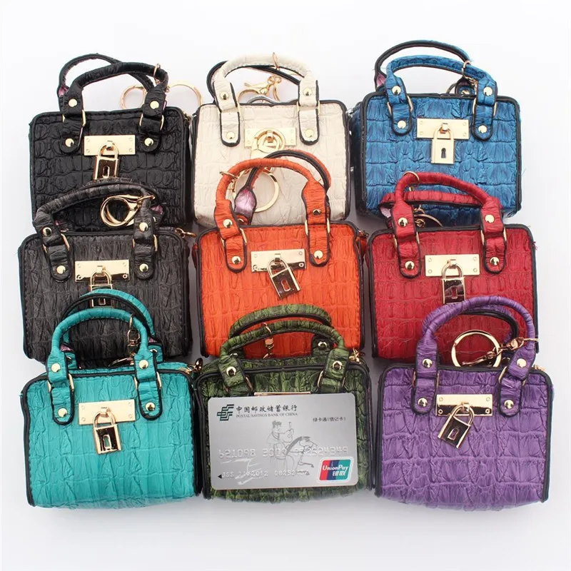 

Female Coin Purses Embossed Crocodile Hand Strap Coin Purse
