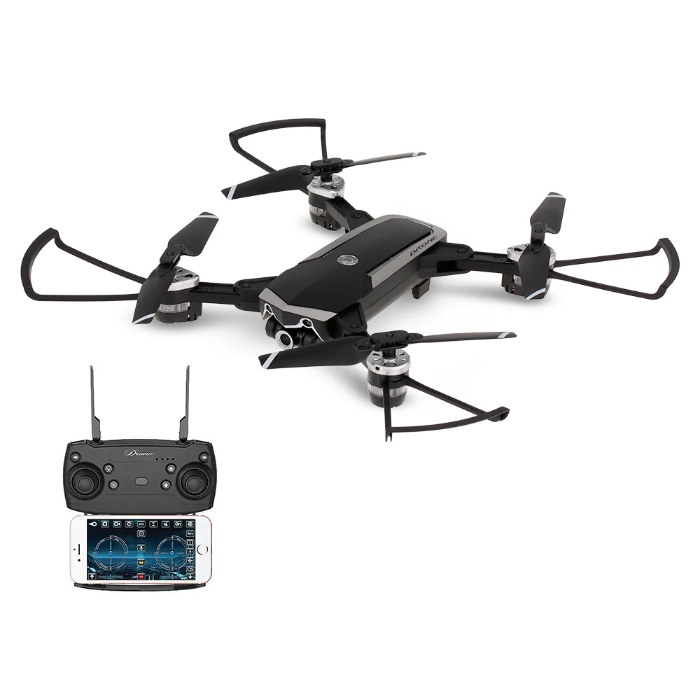 2018 New JD-20S WIFI FPV 720P Camera Drone RC aircraft avion rc Foldable Drone Selfie RC Quadcopter Plane VS VISUO XS809HW JY018 E58 JJRC H37 (3)