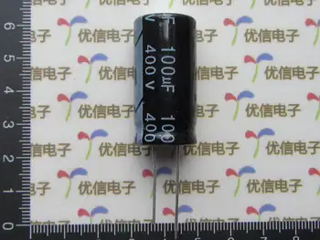 

Free shipping high-quality 400V 100UF electrolytic capacitor / Aluminum Capacitor 100UF 400V / Volume 18 * 35MM