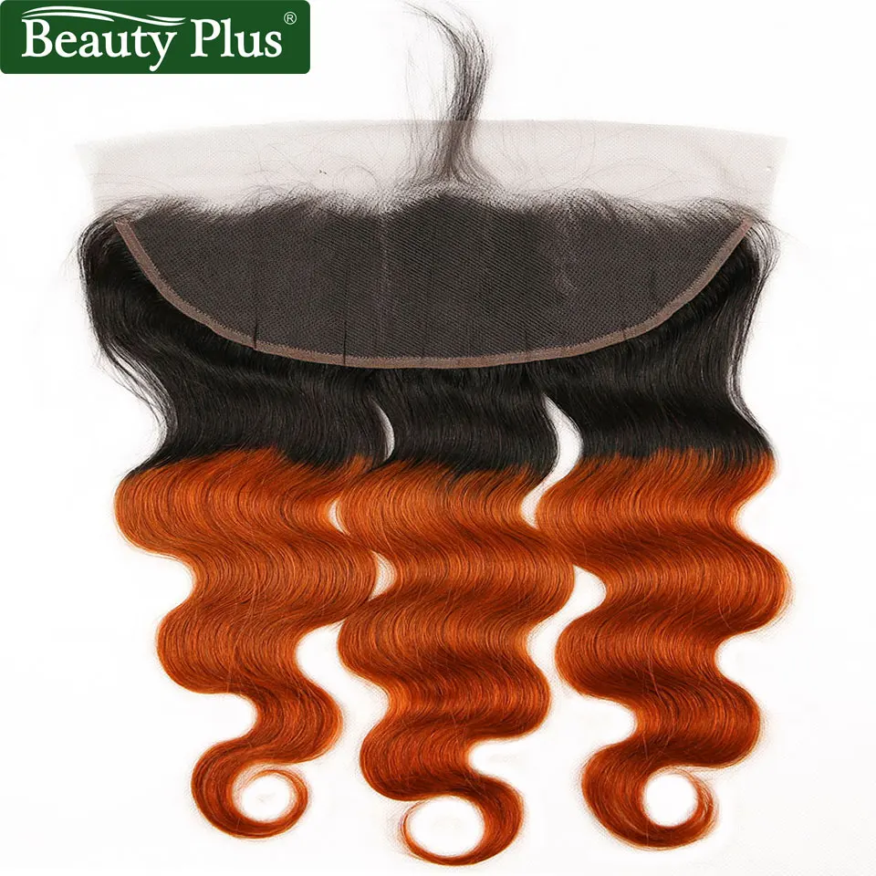 orange body wave hair bundles with closure ear to ear  (17)