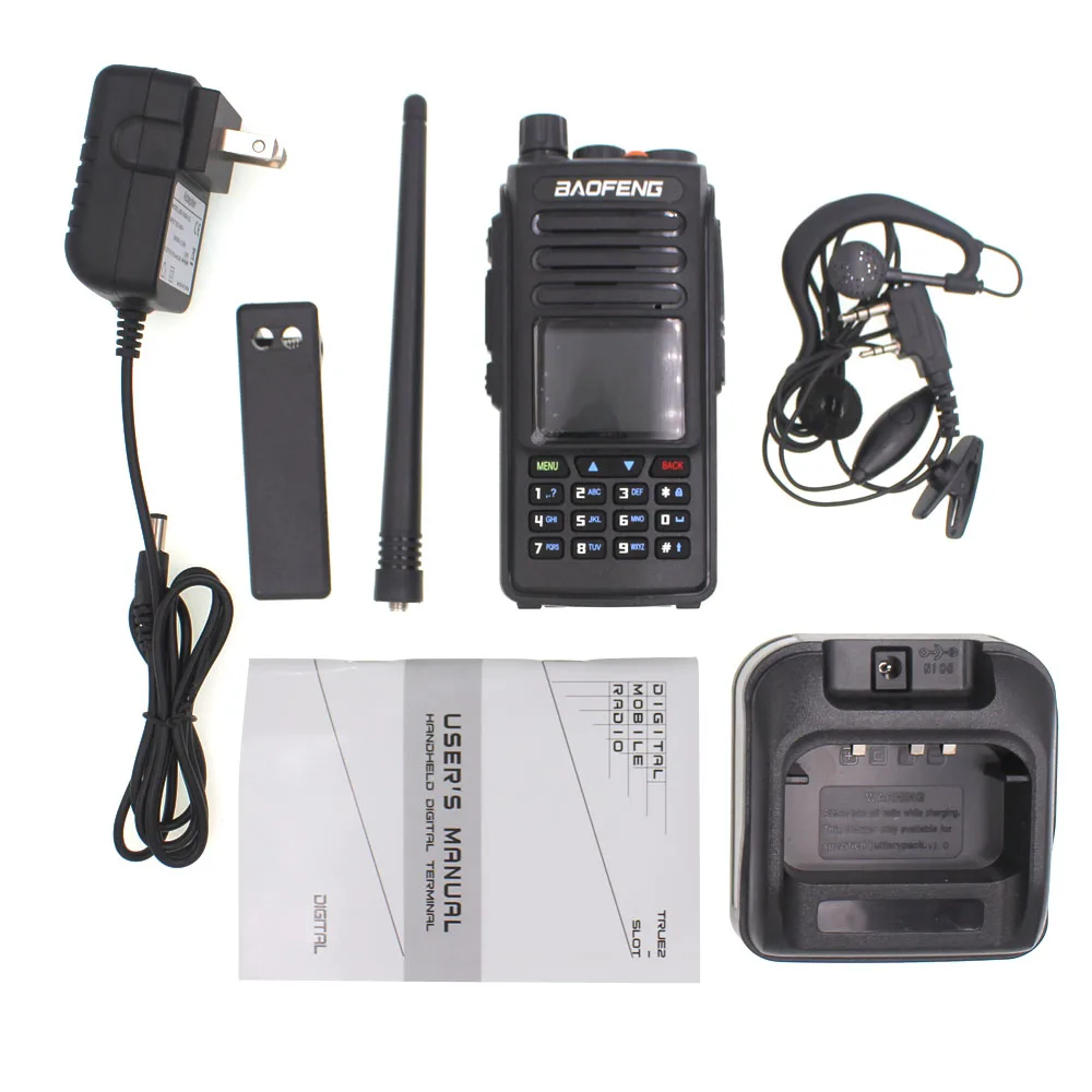 Рация Baofeng DMR GPS VHF UHF 136 174 и 400 470 МГц Двухдиапазонная цифровая много раз уровень 1