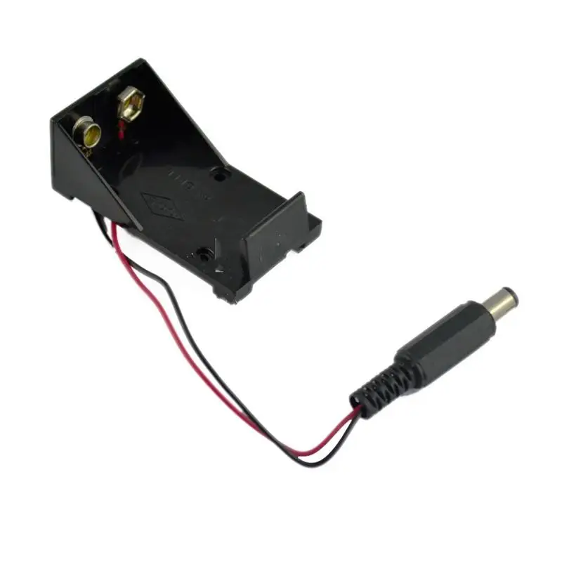 

9V KEYES Battery Holder Box Case Wire With Plug 5.5x2.1mm For Arduino of 2017 JUL 27-9