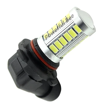 

2 x 9006/HB4 9005/HB3 33SMD 15W LED automobile fog lamp daytime running lights bulb for Mazda 3 2007-12 Polo 2006-11