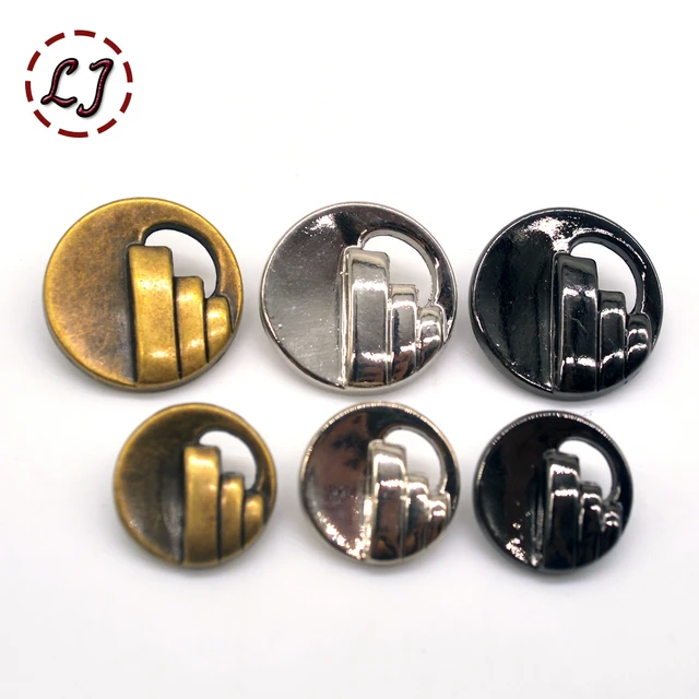 Fashion Accessory Metal Buttons