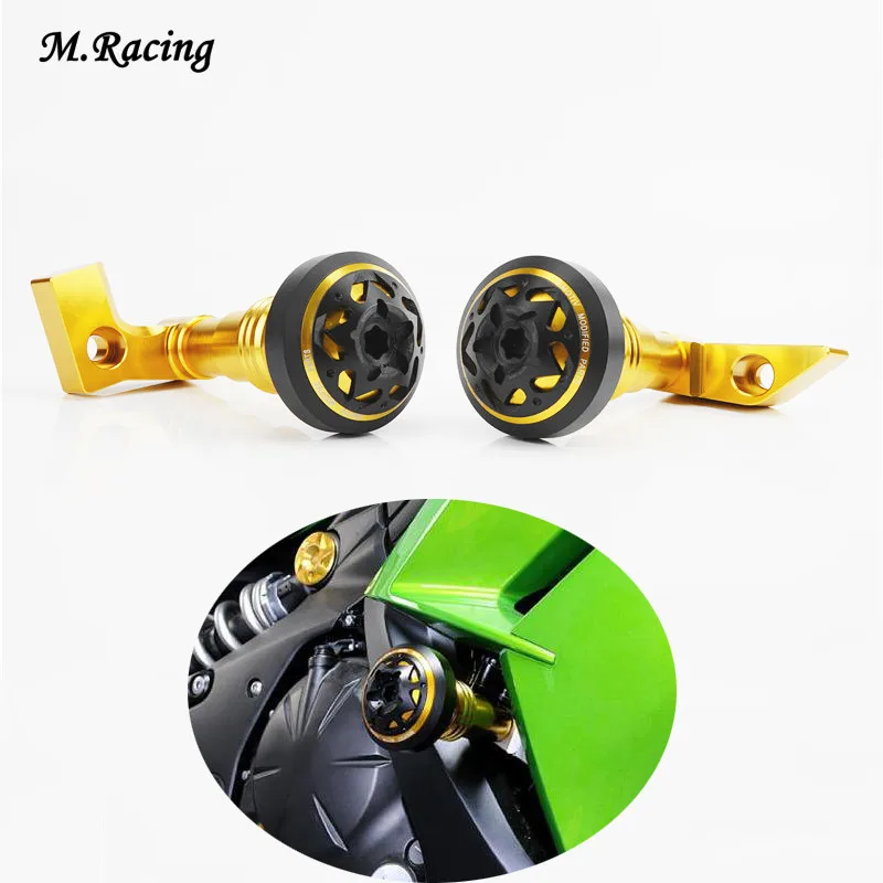 Мотоцикл с ЧПУ Алюминий Frame ползунки анти аварии шапки для Kawasaki ER-6F ER6F 2012- ER-6N ER6N 2010- специальное