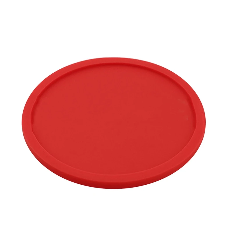 1Pcs Silicone Drink Coaster Placemats For Table Mats For Dinner Table Placemat Silicone Cup Pads Set Kitchen - Цвет: Красный