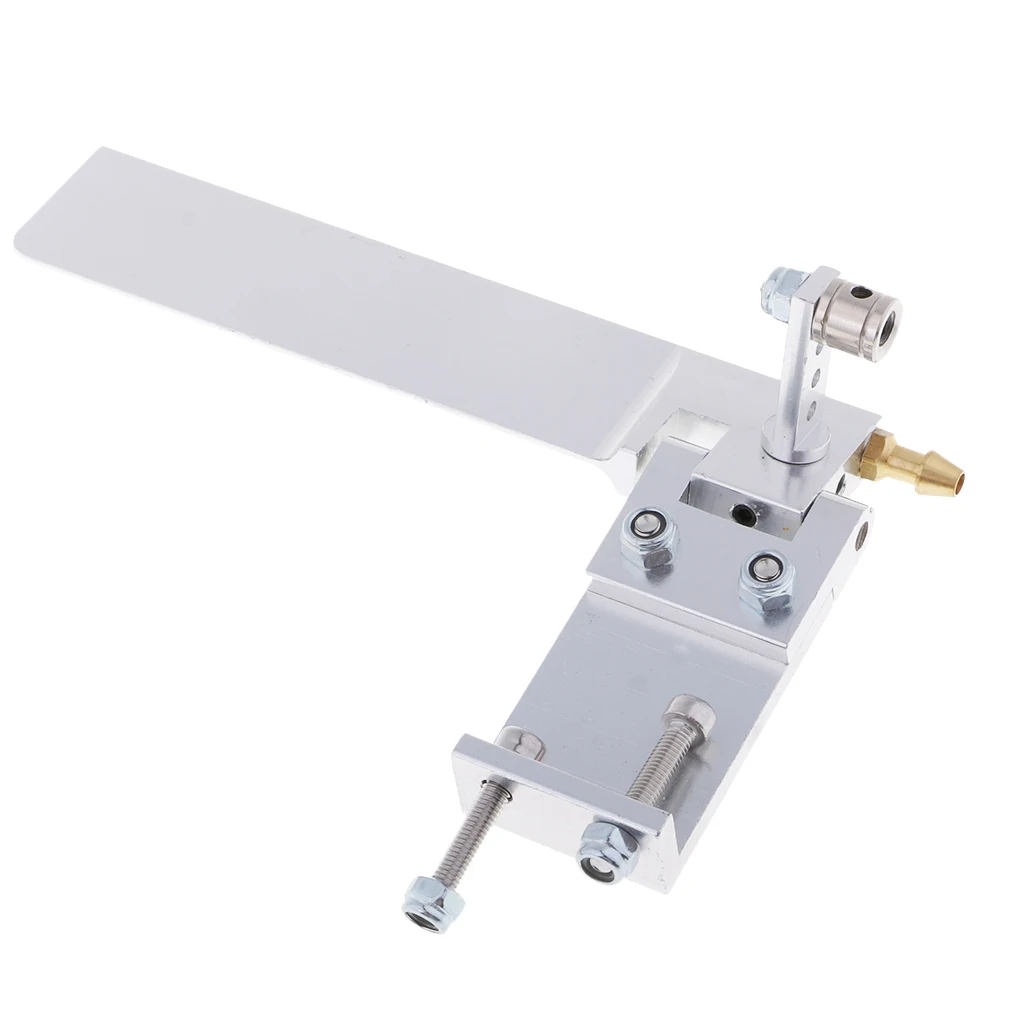 95mm Aluminium Alloy RC Boat Water Rudder Absorbing Steering Rudder Cooling Water Pickup Suction Device for RC Boats CNC Parts