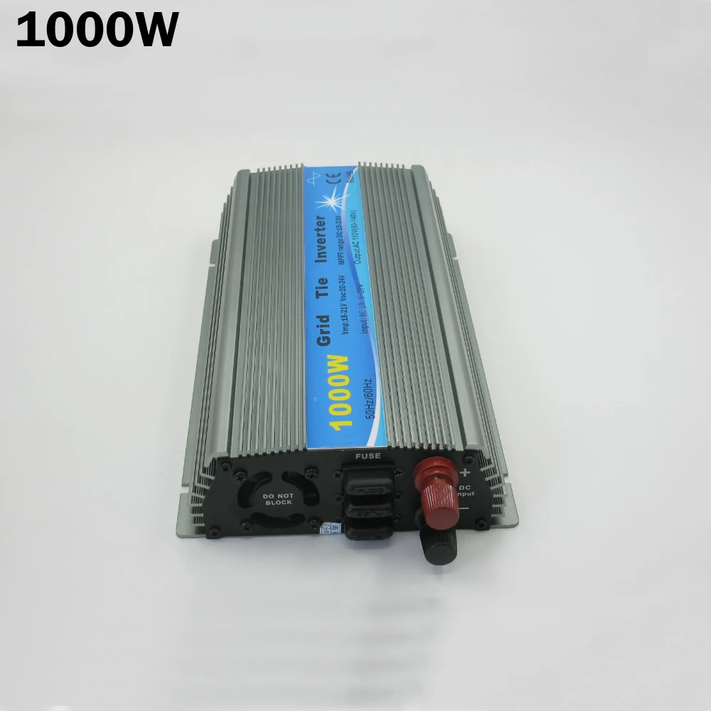 Инвертор для сетки 1000 вт функция MPPT немодулированный синусоидальный сигнал 110 в