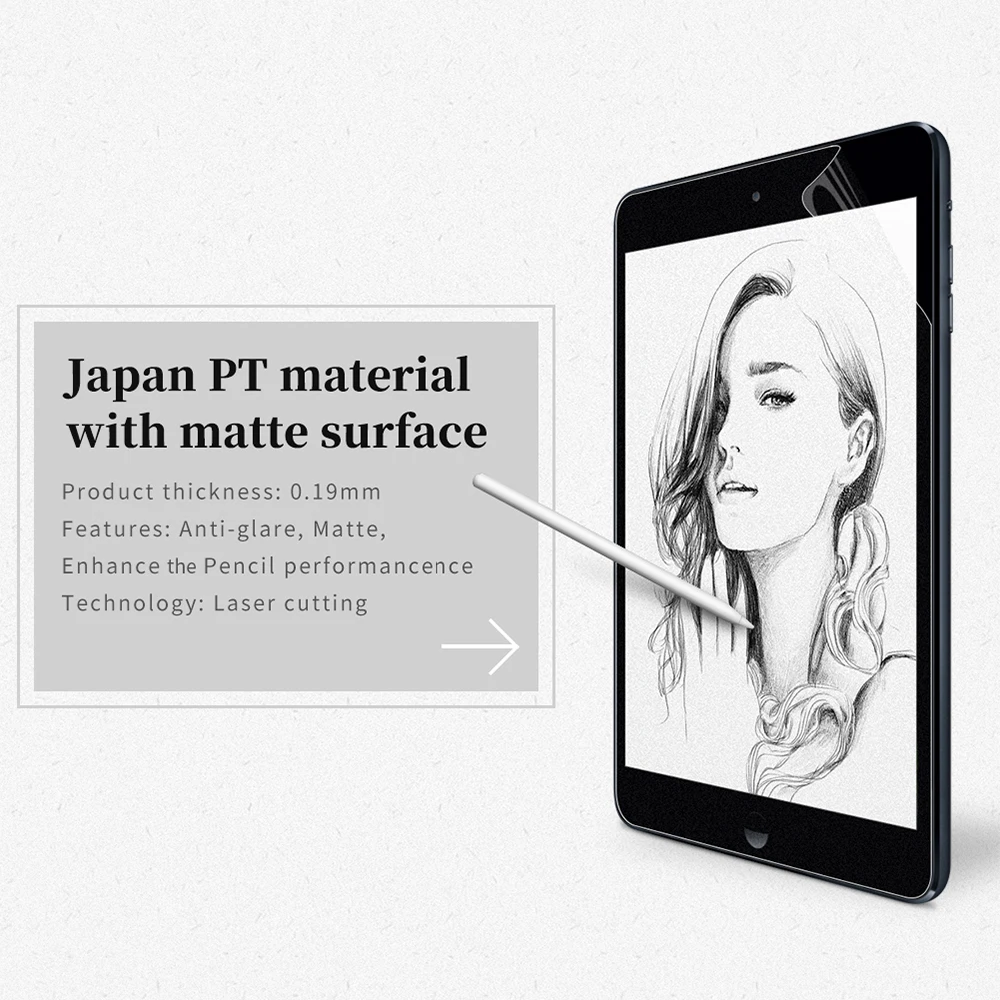 for Pad Mini 2019 for iPad Mini 4 Screen Protector Paper-like (13)