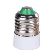 E27 do E14 żarówki LED uchwyt lampy konwerter żarówki lampy światła adapter gniazda konwerter Splitter śruba lampa indukcyjna uchwyt na(China)