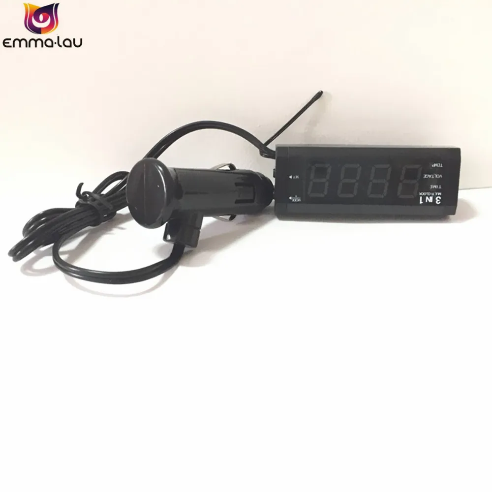 3 в 1 автомобильный вольтметр с ЖК дисплеем 20 70 °C|auto temperature|temperature autotemperature for car |