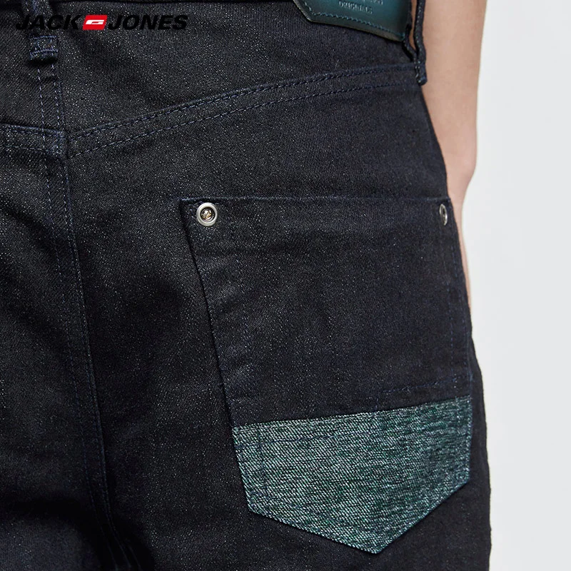 JACK&JONES Brand 2018 NEW Minimalist style Denim mid waist full length