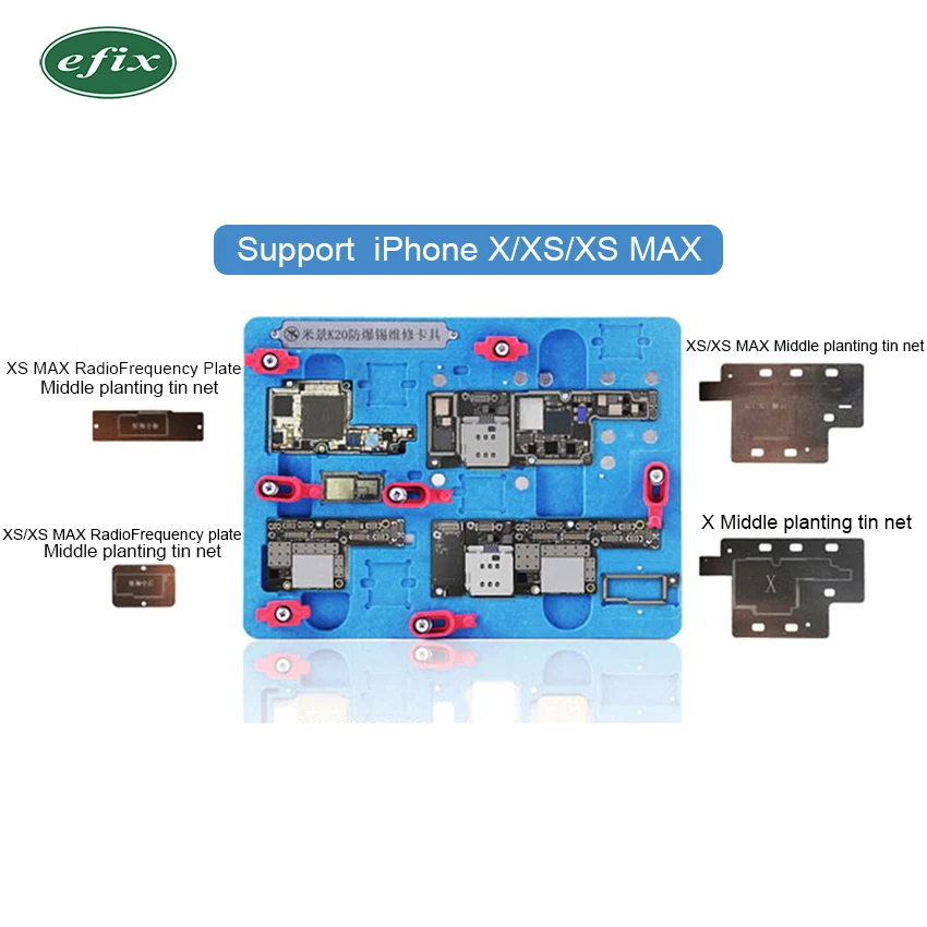 K20 многофункциональный ремонт материнской платы приспособление для iPhone X/XS MAX слоистых фиксированной обслуживания зажим платформы