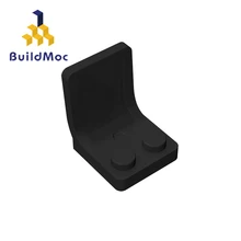 BuildMOC 4079, миниатюрный стул, посуда, 2x2, толстый, для строительных блоков, части, сделай сам, логотип, развивающие, креативный подарок, игрушки