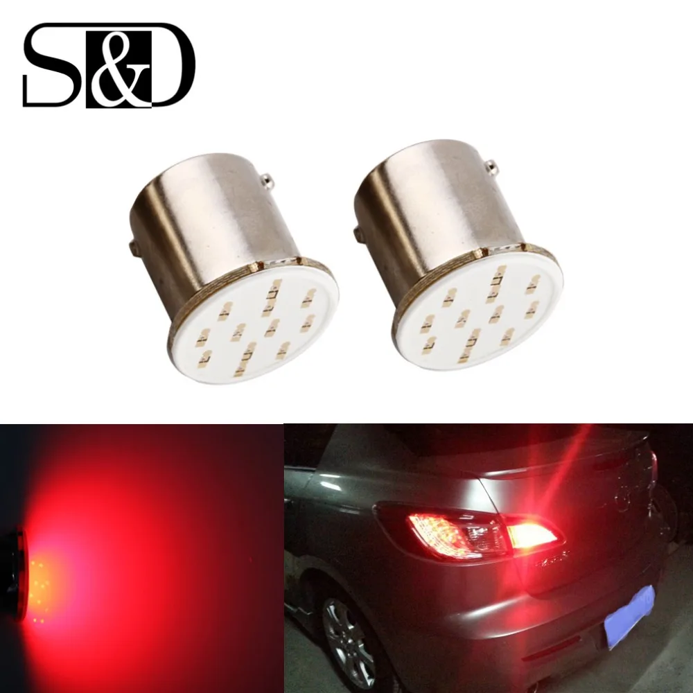 Buy 20Pcs Auto P21W LED COB 1156 BA15S R5W Led Bulb