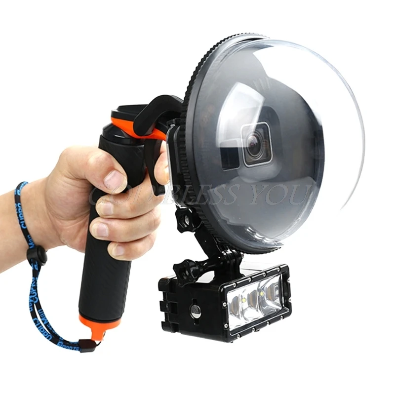 

Diving Dome Port Waterproof Housing Case Cover For GoPro Hero 5/6 Camera Trigger