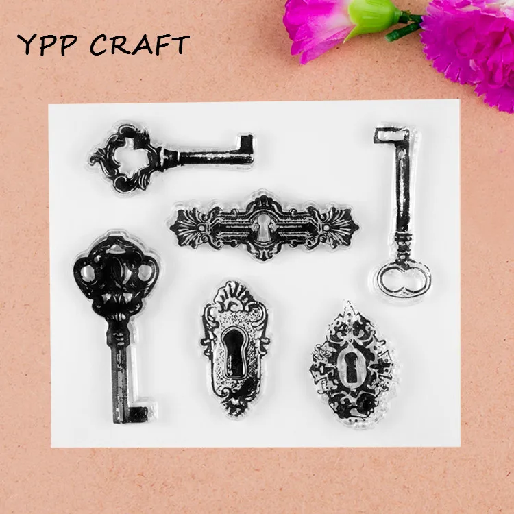 YPP CRAFT Lock открывалка прозрачный силиконовый штампы для DIY Скрапбукинг/Card Making/Дети Рождество украшения поставки 706