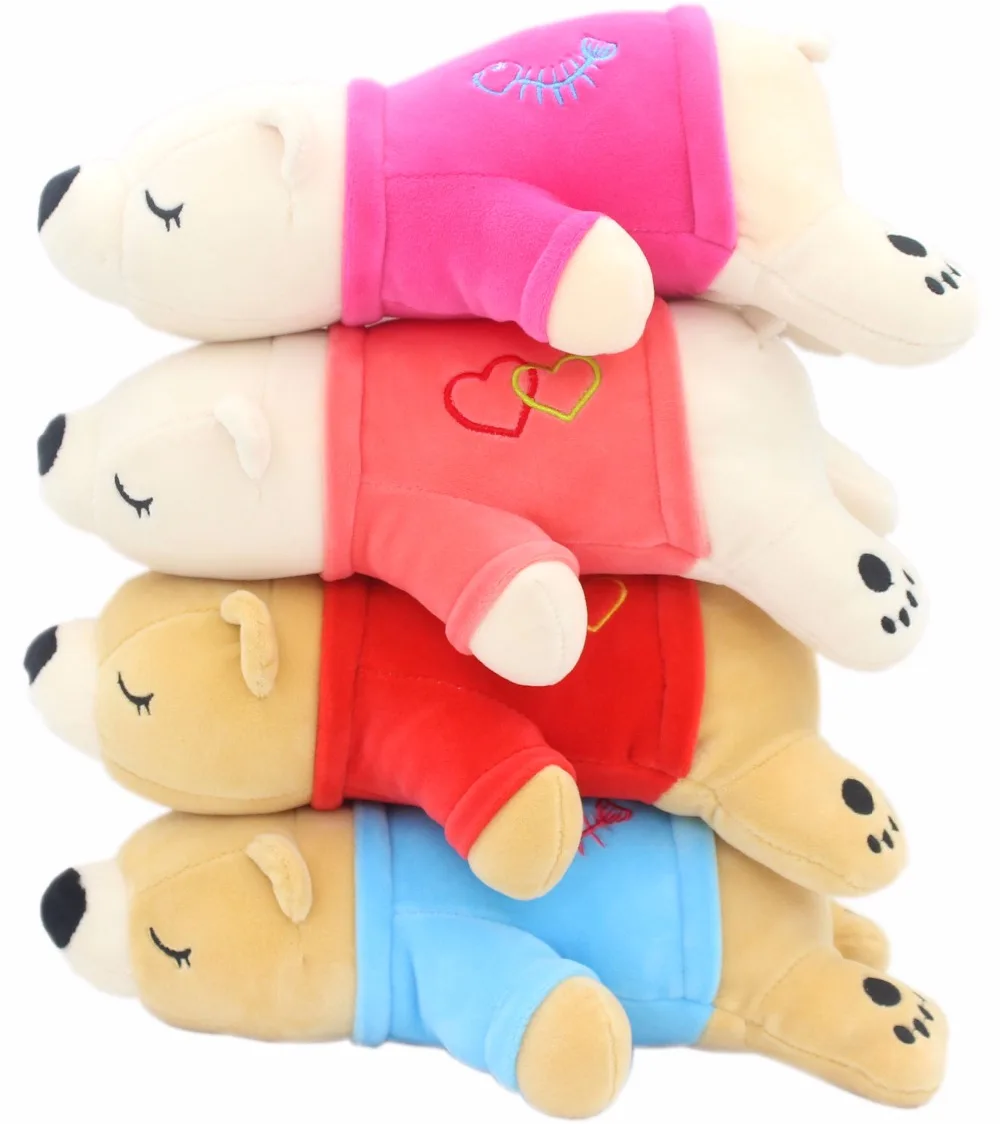 

JESONN Soft Plush Stuffed Animals Polar Bear Toys Mousepad for Kids' Gifts,30 CM