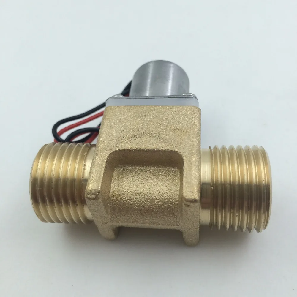 Умный Соленоидный клапан пилота импульсный низкой мощности DC3.6V 6.5V G1/2 датчик