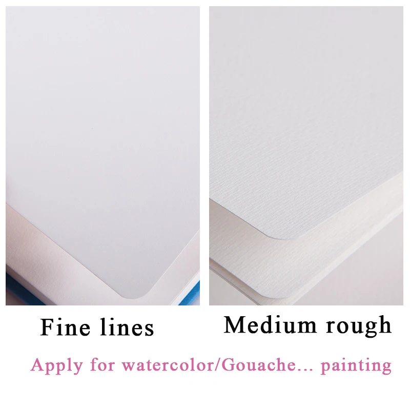 Billige Eval 300g Professionelle Aquarell Papier 24 Blätter Tasche Hand Gemalt Wasser löslich Buch Für Künstler Student Kunst Liefert