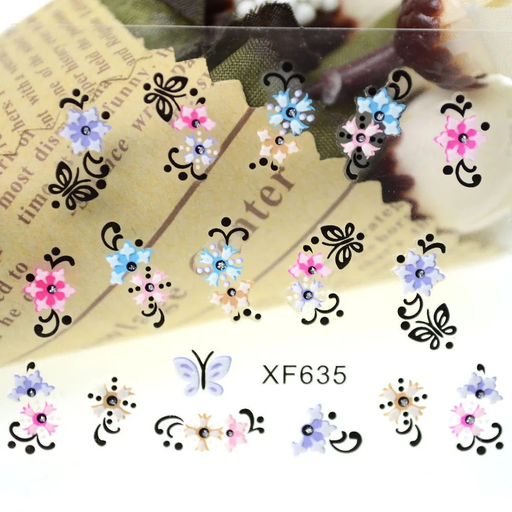 30 hojas pegatinas de uƱas 3d pegatina de belleza para uƱas coloridas flores diseƱo uƱas arte encantos manicura calcomanĆas decoraciones XF627-650 30 hojas pegatinas de uƱas 3d pegatina de belleza para uƱas coloridas flores diseƱo uƱas arte encantos manicura calcomanĆas decoraciones XF627-650