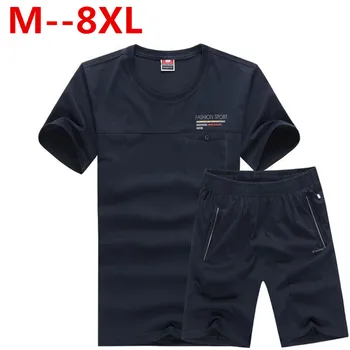 

Plus size 10XL 8XL 6XL 5XL 4XL 2018 New T Shirt Men Slim Fit Solid Color fitness Casual Tops Cotton Comfortable High Quality