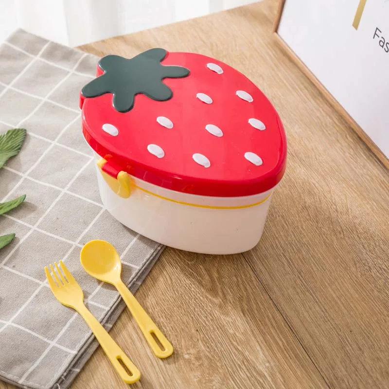 

BPA Free Food Storage Box for Kids With Compartment Microwavable Cartoon Bento Box Leakproof Food Container Lunchbox For Picnic