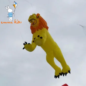 

Ripstop Nylon Kite 5m Lion Shape Inflatable Soft Kite Line Laundry For Show Outdoor Activity