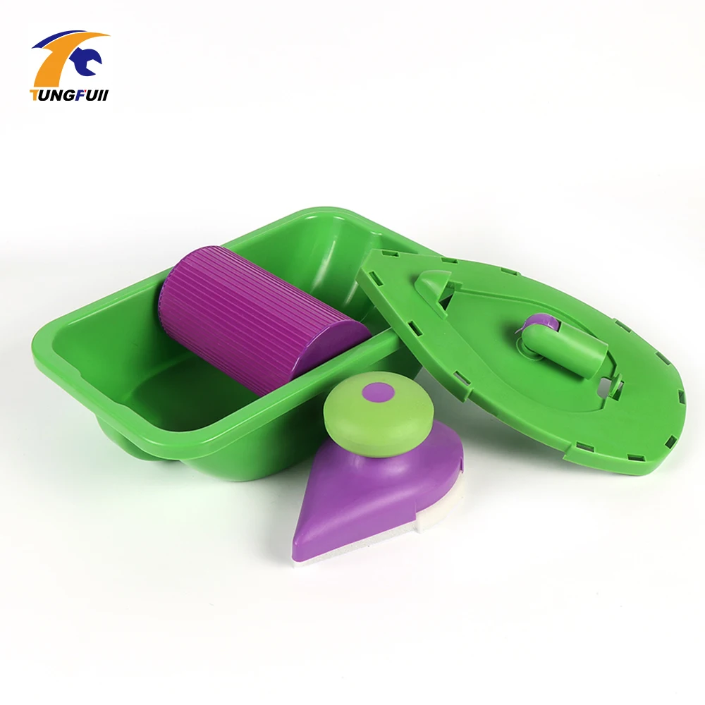 Decorative Paint Roller And Tray Set Painting Brush Paint Pad Pro Point N Paint Household Wall
