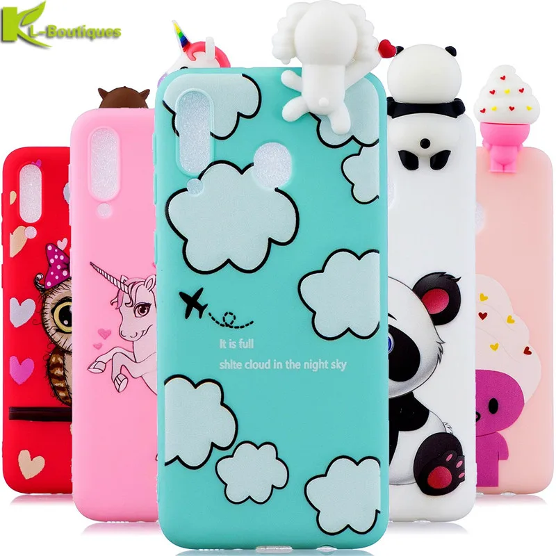 For Samsung A50 Phone Case On For Samsung Galaxy A10 A30 A40 A50 A70 M10  M20 M30 Cover 3d Doll Toy Cartoon Silicon Soft Tpu Case - Mobile Phone  Cases & Covers -