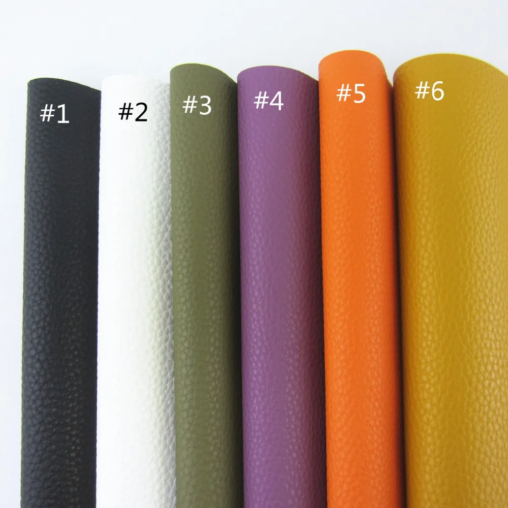 

A4 sheet 8"x11.8" Litchi Synthetic Leather Fabric Faux PU Leather for DIY craft project 1piece F0414